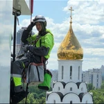 фото ПРОМЫШЛЕННЫЙ АЛЬПИНИЗМ, МОЙКА ФАСАДА, ОКОН И Т.Д.