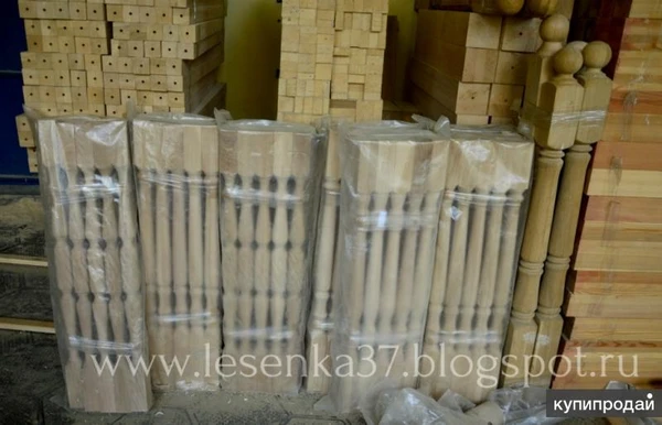 Фото Производим ступени, балясины, поручень.