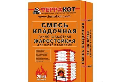 Фото Кладочная жаростойкая смесь Терракот