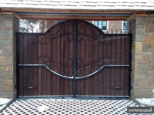 Фото Кованые ворота в Спб
