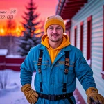 Фото №2 Построим теплый жилой дом на даче в Пензе зимой Каркас-58