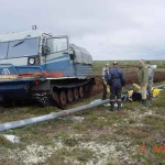 Фото №2 Аренда гусеничного вездехода ТМ 140 с манипулятором.