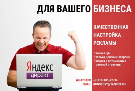 Фото Настройка рекламы Яндекс.Директ для вашего бизнеса