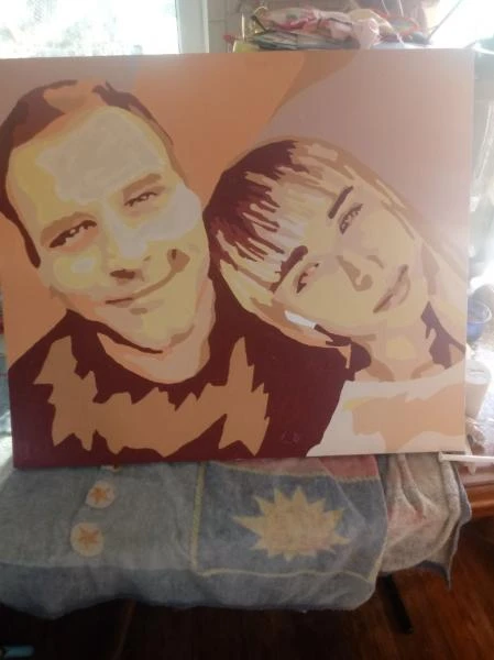 Фото Поп-арт портрет по номерам 