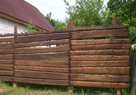 Фото Деревянные заборы под старину, еврозаборы, штакетник