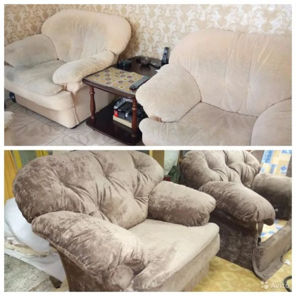 Фото Перетяжка мебели