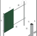 фото Комплектующие для забора