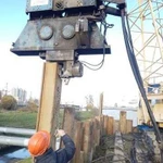 Погружение, забивка, вдавливание шпунта