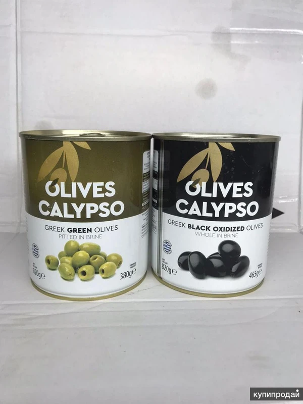 Фото Оливки и маслины 70/90 консервированные 820мл в ассортименте - Греция