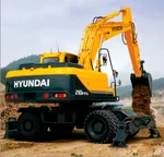 фото Колесный экскаватор Hyundai R210W-9S