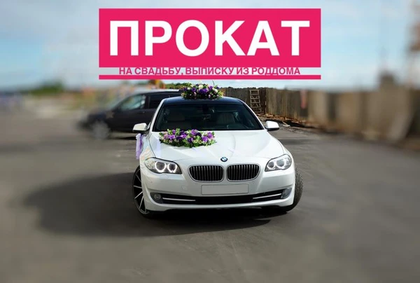 Фото Прокат БМВ на свадьбу, выписку из роддома