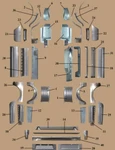 фото Ремонтный комплект (кузовные детали) для Газель