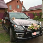 Фото №6 Аренда украшений для свадебного авто