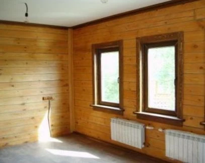 Фото Дома из бруса (по технологии теплый угол)
