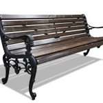 Фото №2 Садовая скамейка «ЛЕВ» (1.5 м)