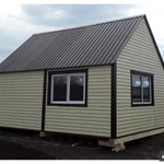 Фото №2 домик модульный 17,5кв.м., бытовка садовая.