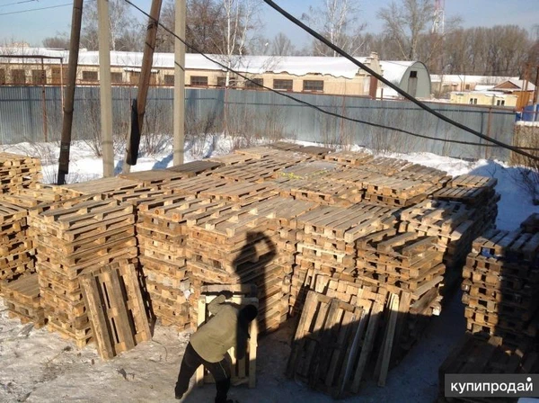 Фото Приобретаю в любых объемах поддоны б/у деревянные Целые и лом