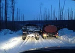 фото Грузоперевозки по зимнику Батырами "одиночками"