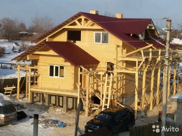 Фото строительство из бруса дома, бани, гаражи, беседки