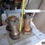 Фото №2 Продаем болты с гайками черные М48 на 110 класс прочности 8-8