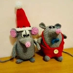 Новогодний сувенир мышки