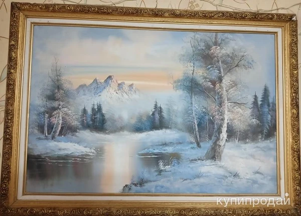 Фото Картина маслом на холсте