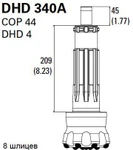 фото Буровая коронка Atlas Copco 90513720 для пневмоударника 4"