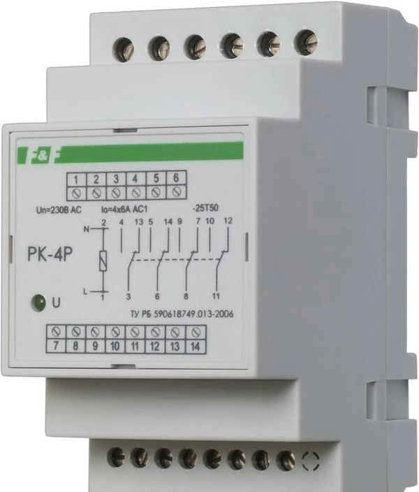 Фото Электромагнитное реле PK-4P