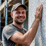 Фото №2 Утепление фасада + декоративная штукатурка мраморная крошка