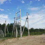 Фото №4 Аренда услуги Бкм ямобур монтаж опор, лэп, сип
