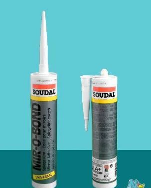 Фото Клей для зеркал Mir-O-Bond 310 мл Soudal Прозрачный