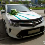 Прокат Белоснежного авто Бизнес класса Toyota Camry 2018