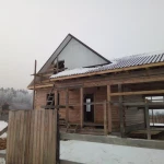 Фото №7 Брусовые,кровельные работы.