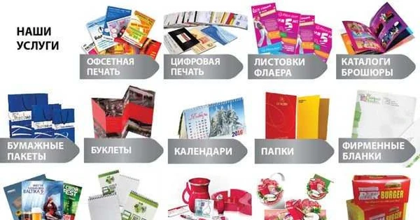 Фото Печать Визиток, Листовок, Буклетов. Вся Полиграфия