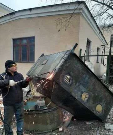 Фото Демонтаж металлолома Резка металла