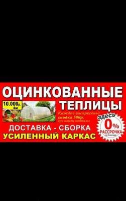 Фото Оцинкованные теплицы