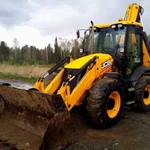 Экскаватор-погрузчик JCB. Гидромолот, ямобур, гм