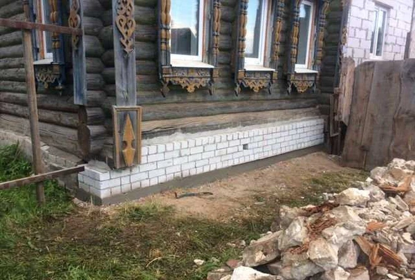 Фото Ремонт фундамента