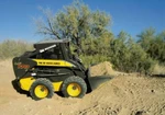 фото Аренда услуги мини погрузчика New Holland L 170.