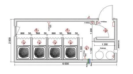Фото Бытовка (блок-модуль) душевая (санузел) на 4-10 мест.