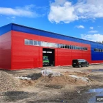 Фото №4 Склад из сэндвич панелей с краном