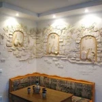 Барельефы, роспись стен, декор