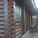 Фото №2 Герметизация и шлифовка деревянных строений
