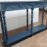 Фото №2 Консольный стол из массива дерева