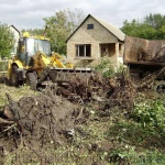 Спил деревьев,Кронирование,Уборка сада