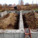 Фото №4 Фундамент, бетонные работы, монолитные работы