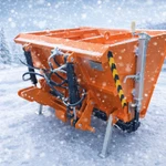 фото Пескоразбрасыватель ПВ 1000: ровная посыпка без комков и пропусков