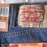 Фото №8 Джинсы Levis 501 W40 L32 из США "Old School", 2008