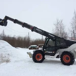 Погрузчик телескопический, кран, люлька bobcat в аренду