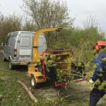 Аренда измельчителя веток в Хотьково. Дробилка древесины. 